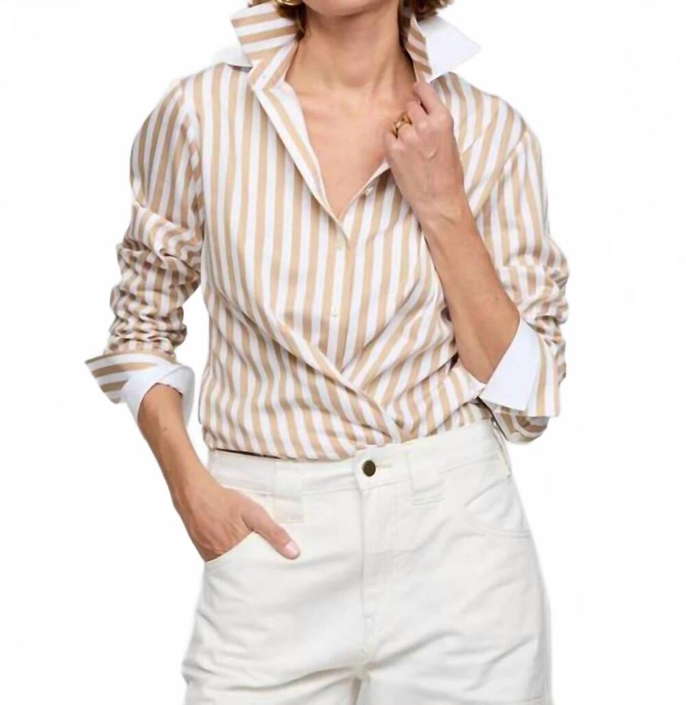 NEW HINSON WU margot top in ecru/latte
